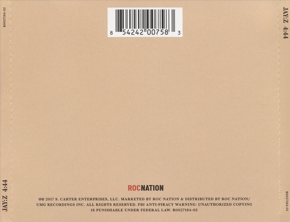 Jay-Z 4:44 [Bonus Tracks] New Cd