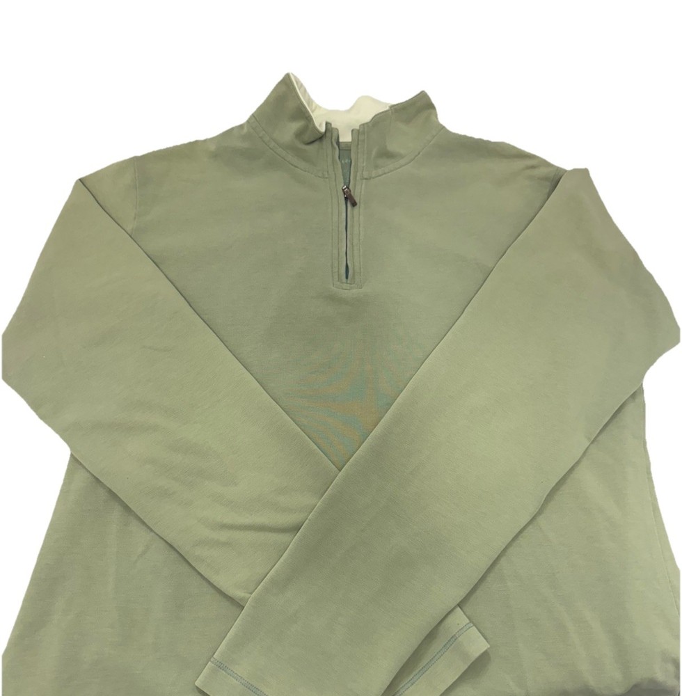 Patagonia Women’s Quarter Zip Sweatshirt Light Weight Green 1/4 Zip Size Large