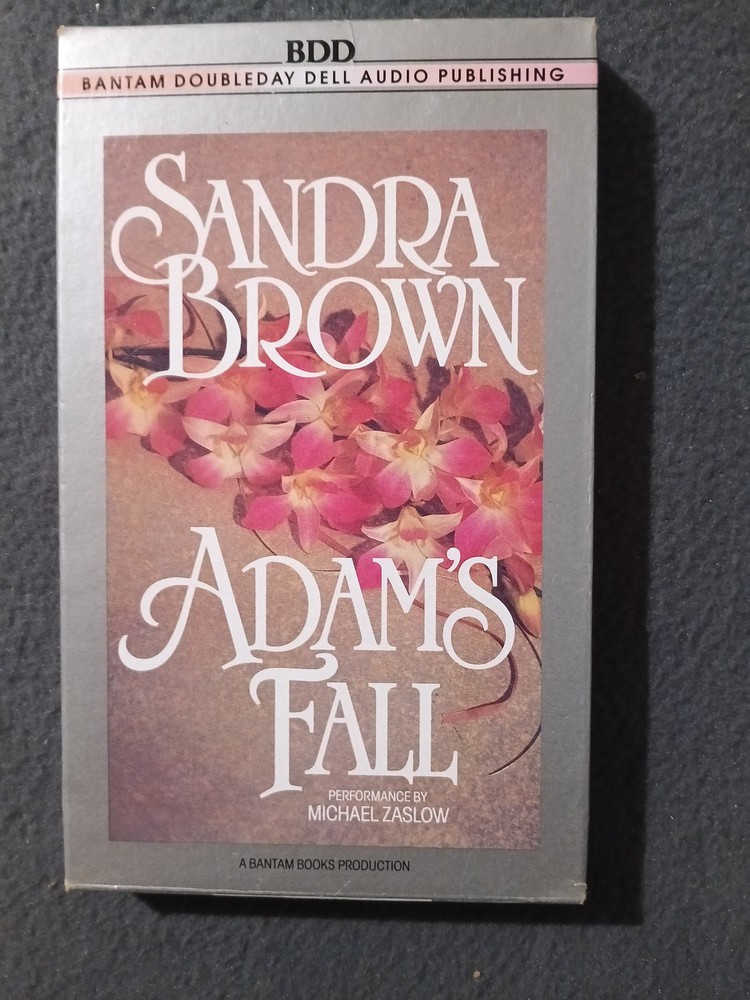 Sandra Brown - Adam's Fall Audiobook - 2 Cassettes - Narrated by Michael Zaslow