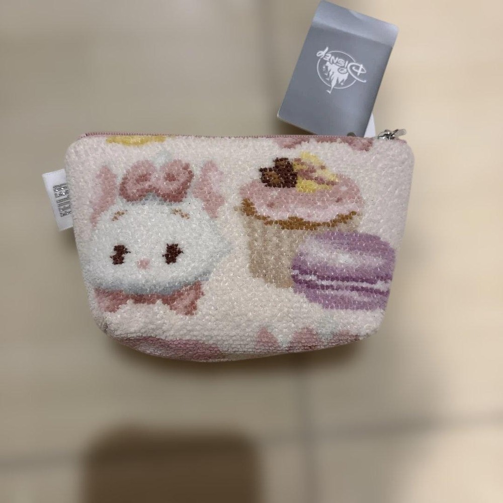 Feiler x Disney Marie Pouch New Unused Collaboration Cosmetic Bag