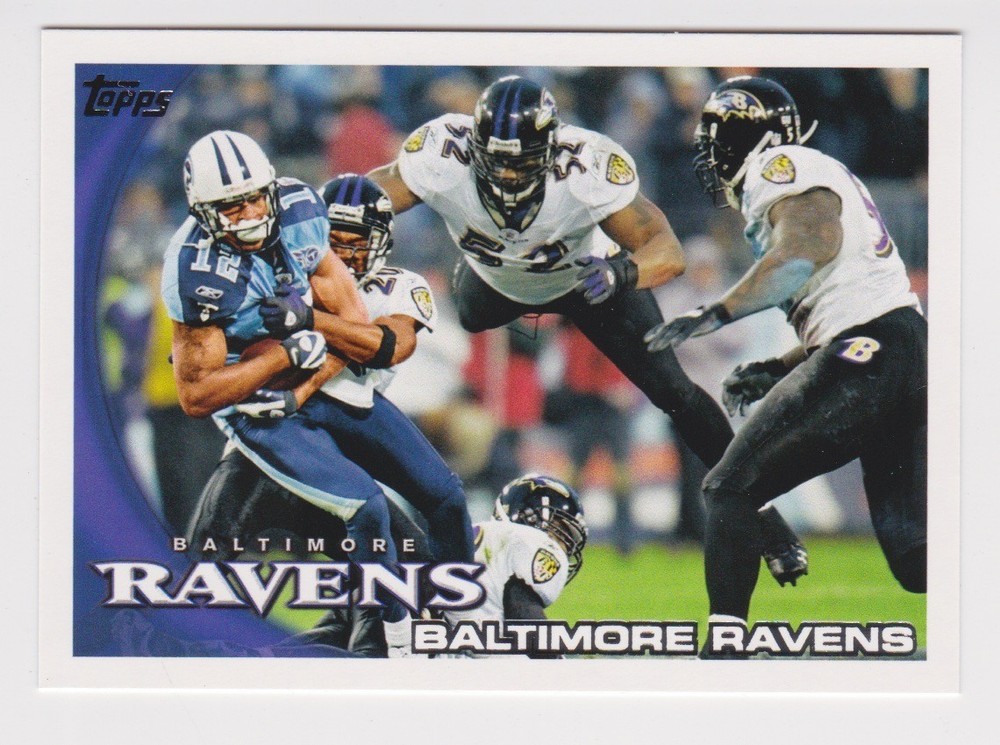 2010 Topps Football Complete Team Set Baltimore Ravens Joe Flacco,Ray Lewis (17)