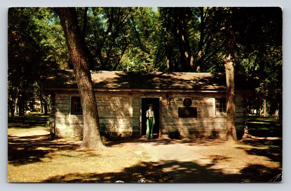 c1961 Greetings From Original Pony Express Station Gothenburg, NE VTG Postcard