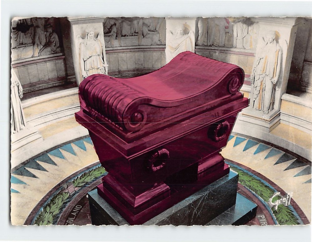 Postcard Tomb of Napoleon Bonaparte Dôme des Invalides Paris France