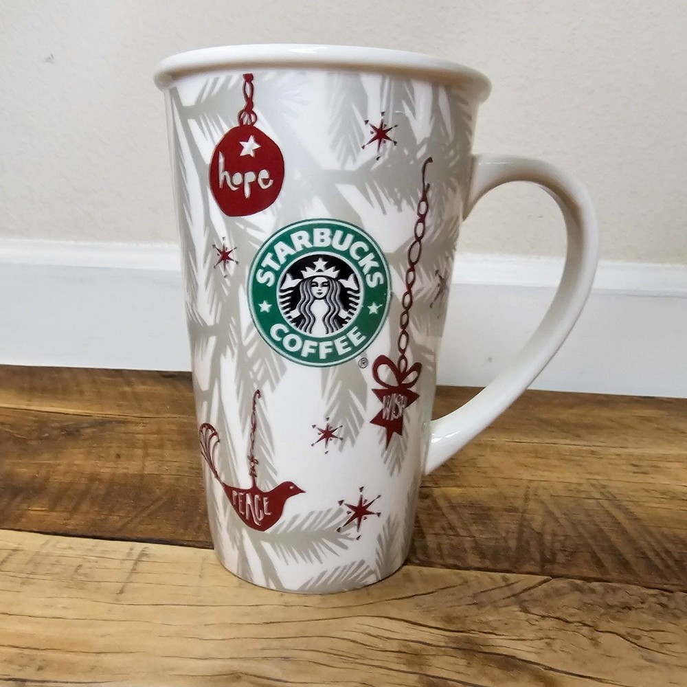 2010 Starbucks Coffee Company Christmas HOPE PEACE WISH Mermaid Logo 6