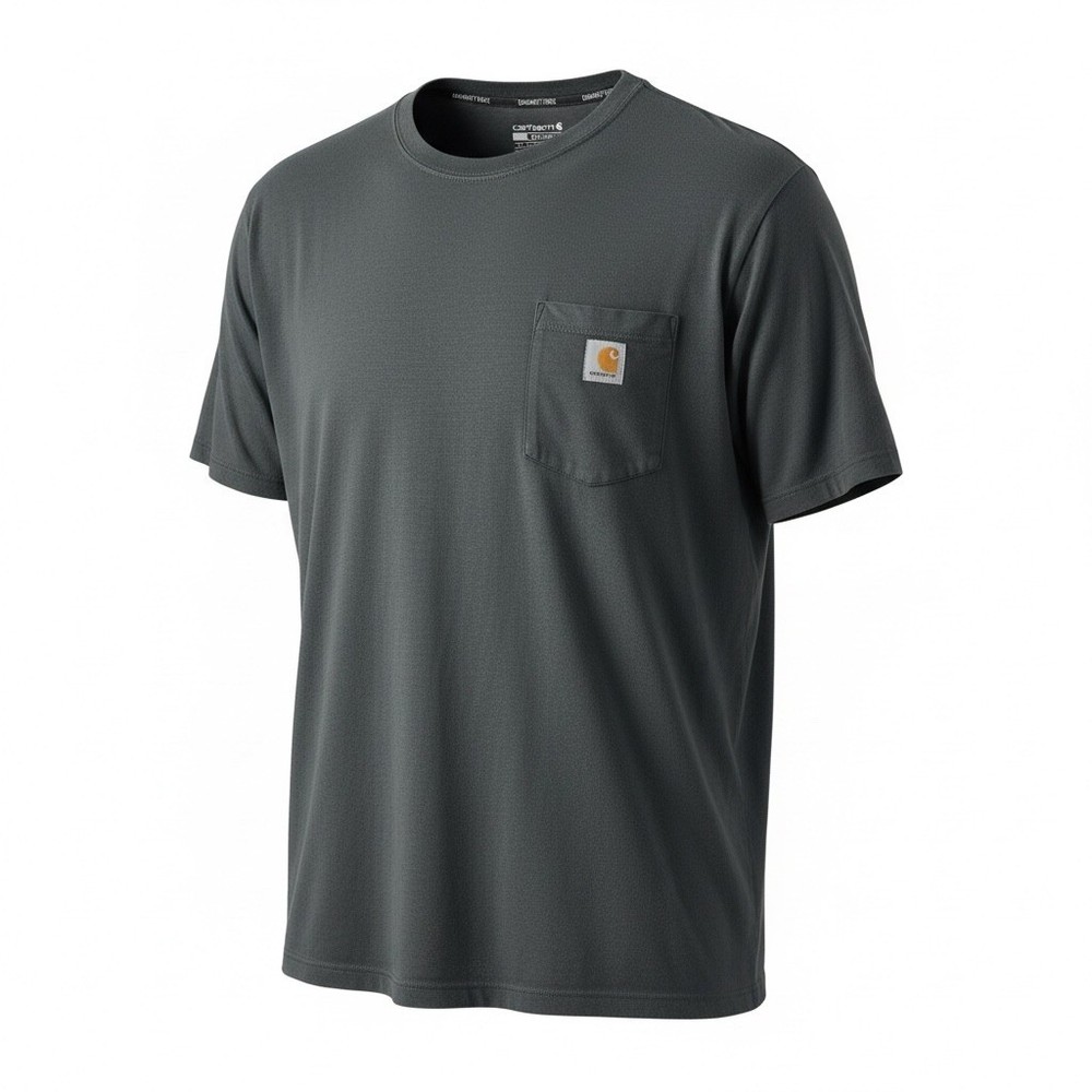 Carhartt Force Relaxed Fit Short Sleeve Pocket T Shirt Dark Gray Men's 2XL