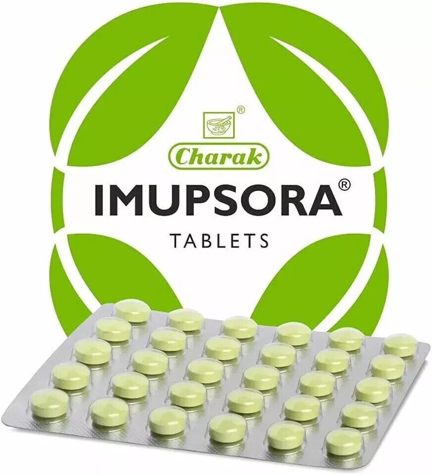 Charak Imupsora Ayurvedic Tablets for Skin Relief Pack of 30