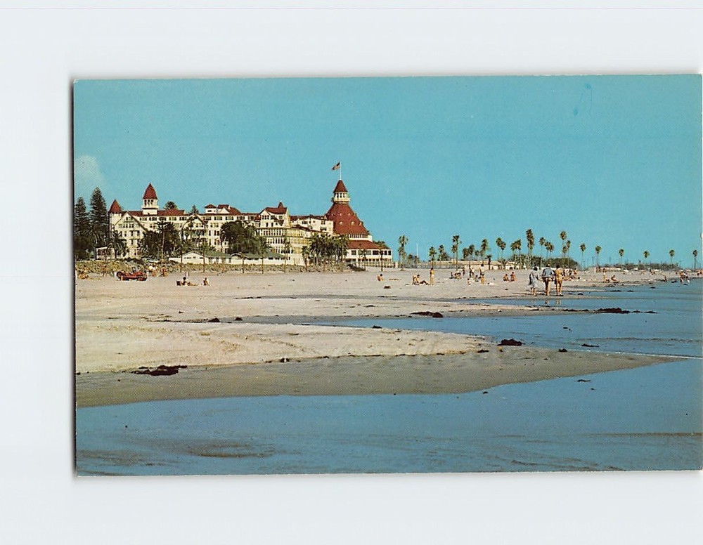 Postcard Hotel Del Coronado California USA