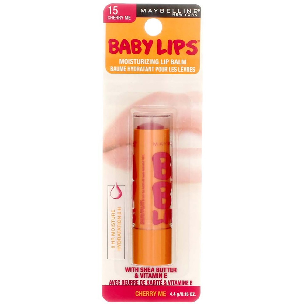 5 Pack Maybelline Baby Lips Cherry Me Hydrating Lip Balm