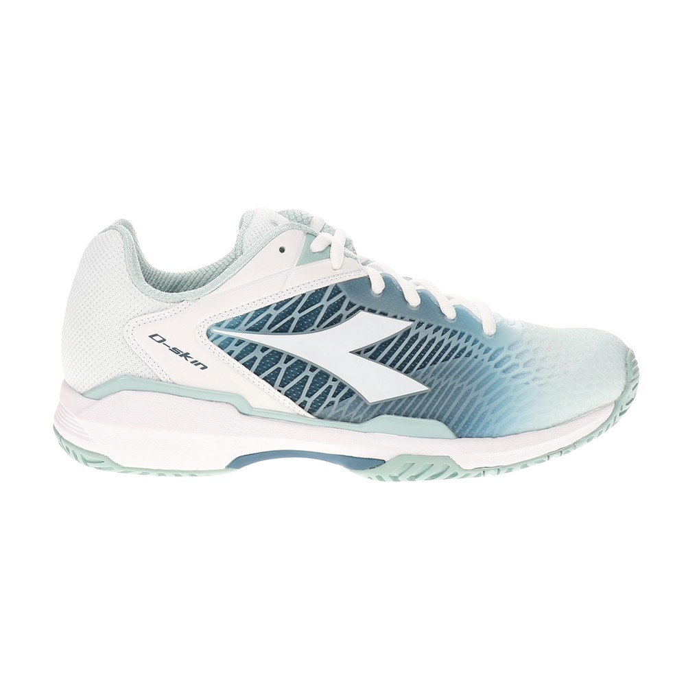diadora Speed Competition 7 Plus Ag Tennis  Womens Blue, White Sneakers Athletic