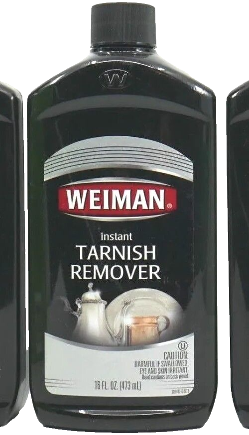 1x Weiman Instant Tarnish Remover, 16 fl oz ea, Restores Tarnished Silver Copper