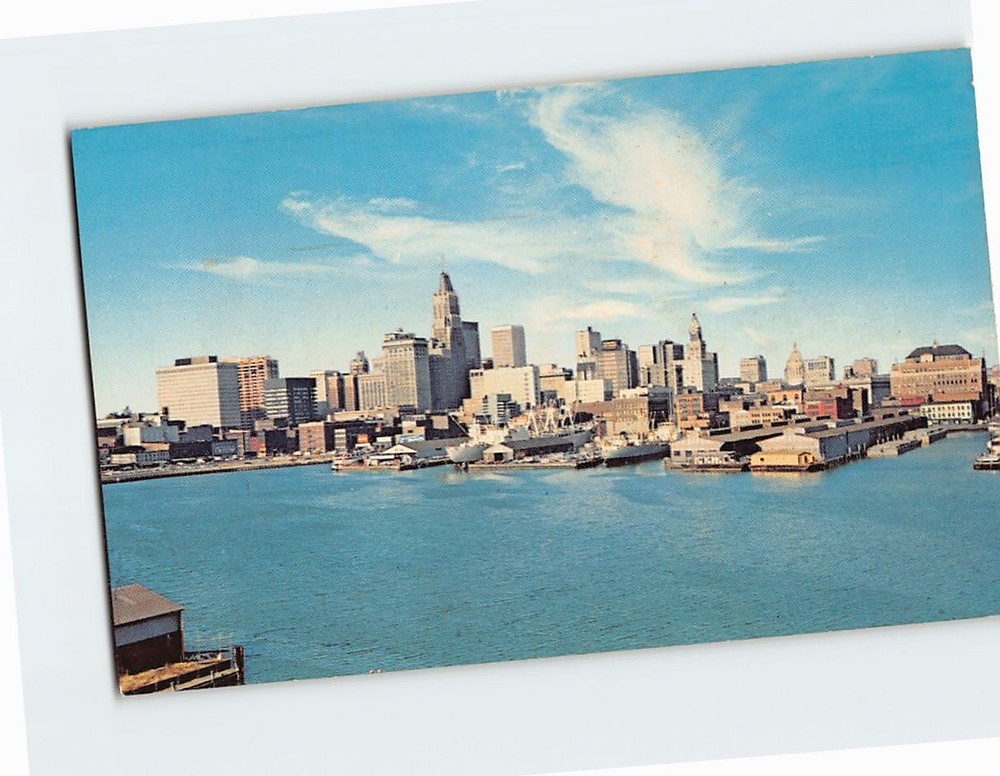 Postcard Skyline & Inner Harbor Baltimore Maryland USA
