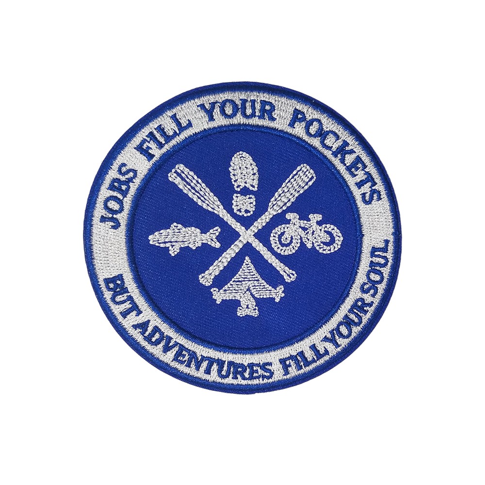 Jobs Fill Your Pockets Patch Embroidered iron-on Applique Travel Souvenir