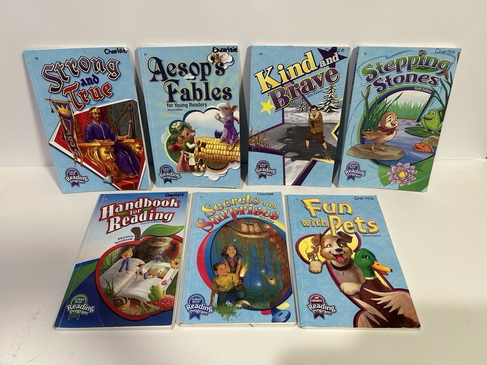 Abeka Reading Program Grade 1 Book Lot Of 5  1st Grade Readers plus Handbook