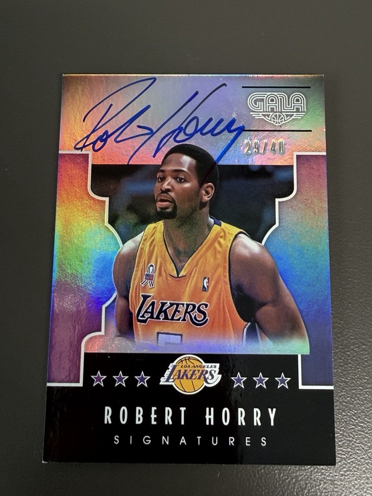2015-16 Panini Gala Robert Horry #S-RHY Signatures Auto /40 LA Lakers