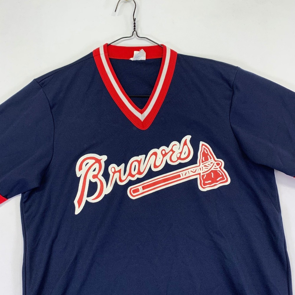 Vintage Majestic Atlanta Braves MLB Baseball T-Shirt Mens Size M