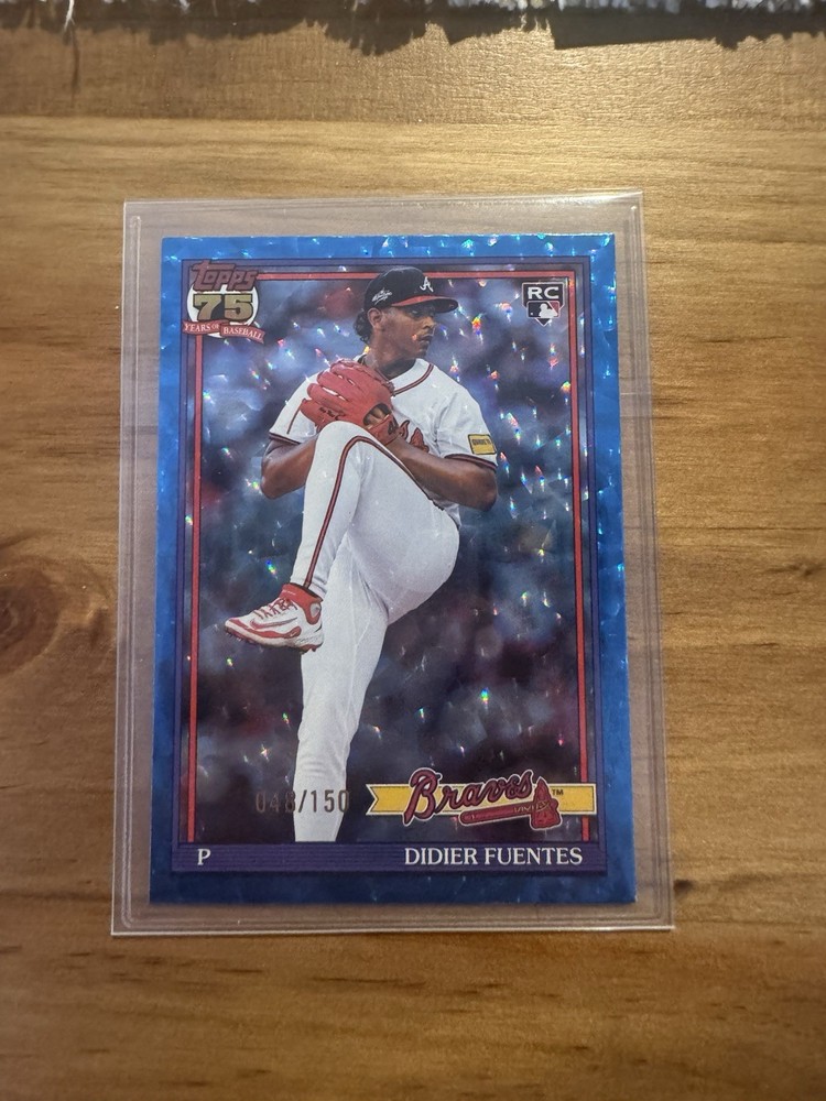 2025 Topps Bowman Blue Foil Rookie Didier Fuentes #BCP-87 Braves MLB /150