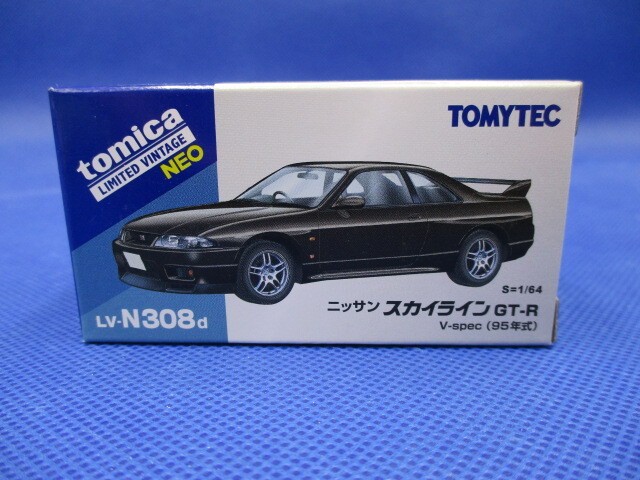 Takara Tomy Tomica Limited Vintage Neo 1/64 LV-N308d Skyline GT-R V-spec Black