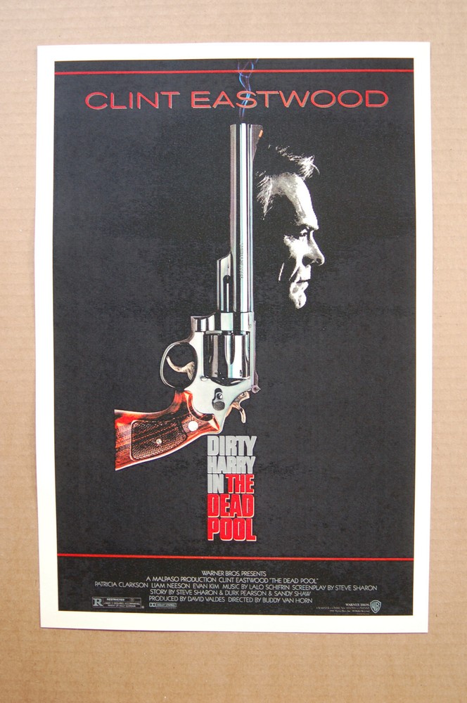 Dirty Harry in Dead Pool Lobby Card Movie Poster Clint Eastwood
