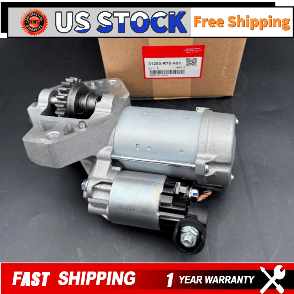NEW OEM Starter Motor 31200-R70-A51 FOR 2009-2014 Honda Pilot V6 3.5L