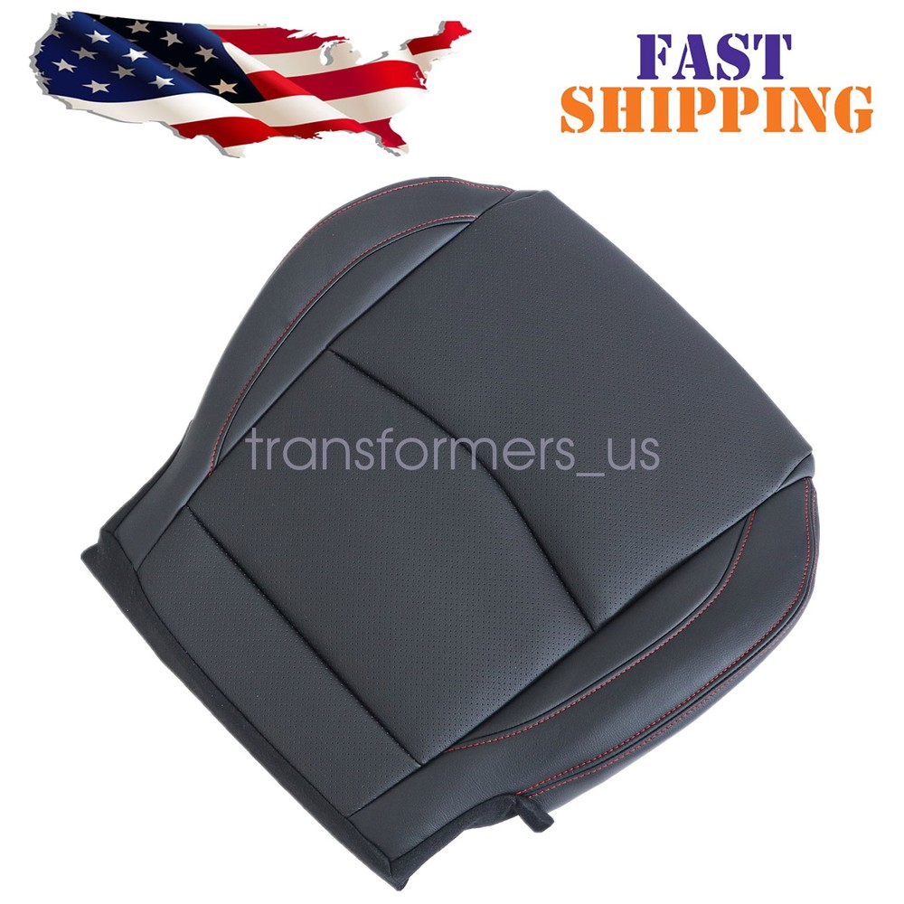 Fits 2014-2016 Mazda 3 G GT Front Passenger Side Bottom PERF Leather Seat Cover