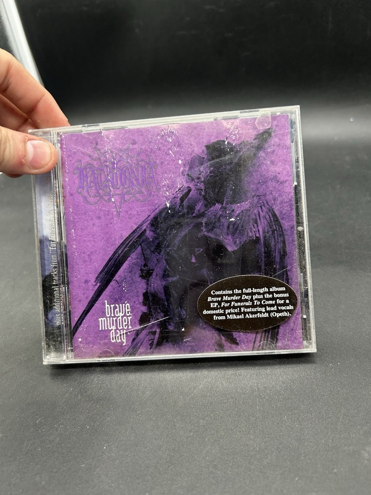 Brave Murder Day by Katatonia (CD, 1997) W/hype Sticker