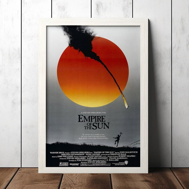 Empire of the Sun 1987 Classic Movie Poster Vintage Film Fan Collectible