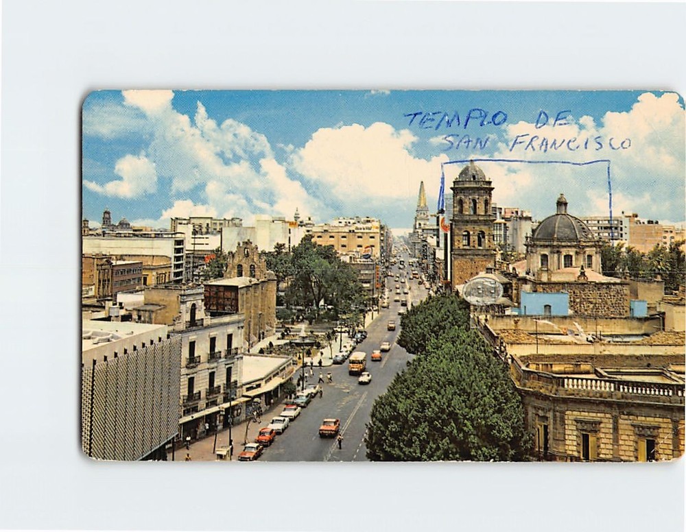 Postcard September 16 Avenue to the North Guadalajara Jalisco Mexico