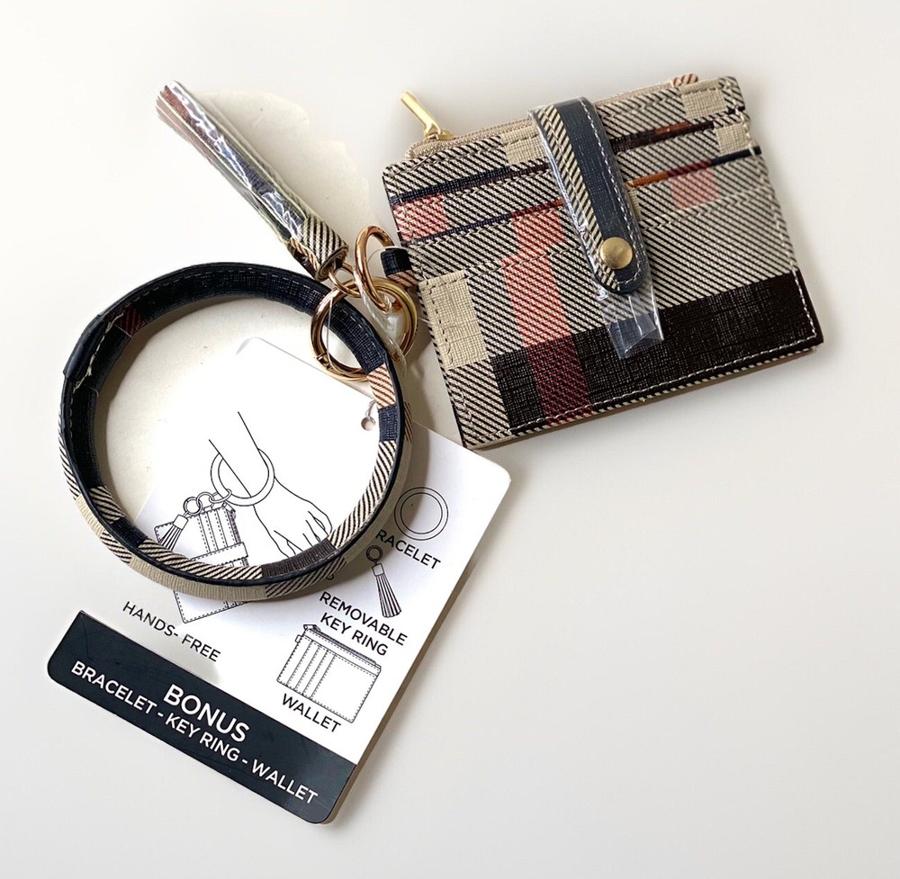 Ring Loop Cardholder Wristlet / Gangnam Print / Unbranded