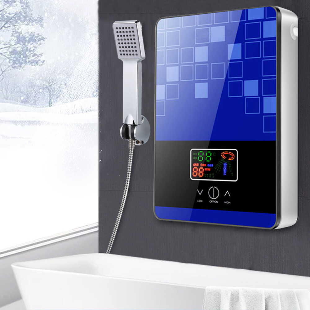 Electric Instant Hot Water Heater Tankless Boiler Bathroom Shower 4500W 110V US