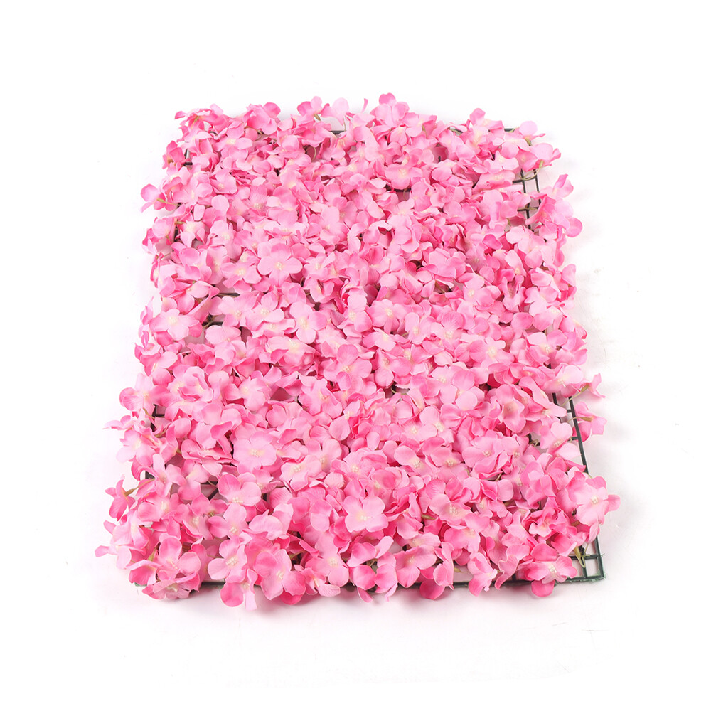 20Pcs Silk Artificial Flower Wall Panel Wedding Party Backdrop Floral Home Decor