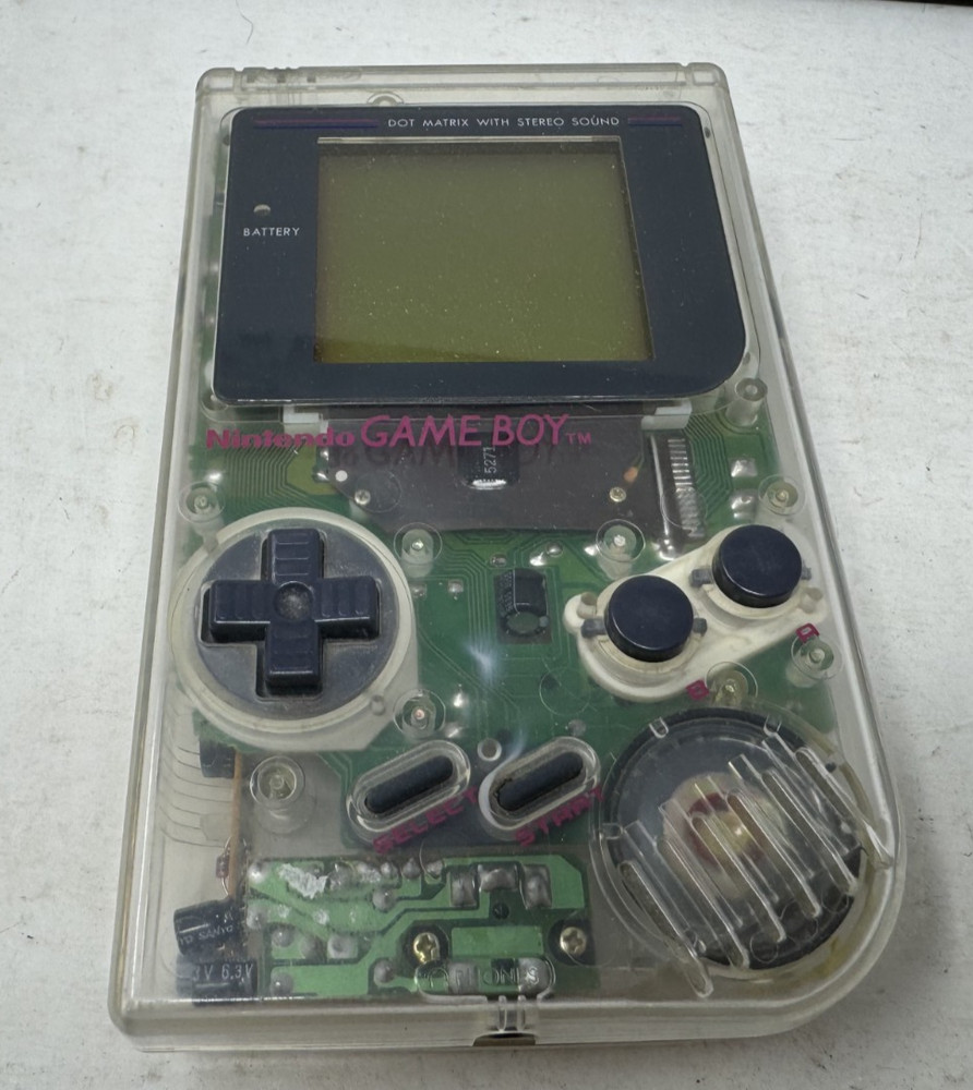 Nintendo Game Boy Color Clear Handheld System