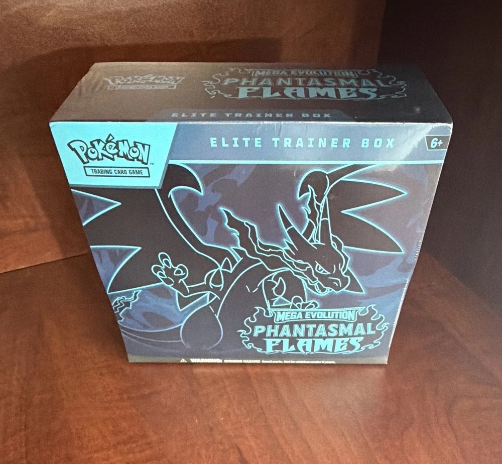 Pokémon TCG Mega Evolution: Phantasmal Flames Elite Trainer Box Charizard 2023