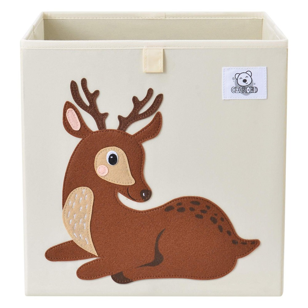 CLCROBD Foldable Animal Cube Storage Bins Fabric Toy Box/Chest/Organizer for