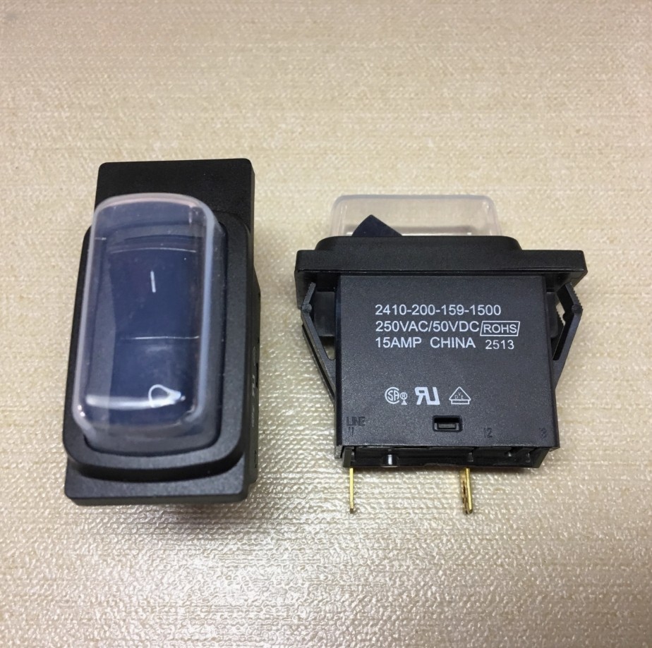 1 Pc. New Boat type switch breaker 2410-200-159-1500 15A 250V