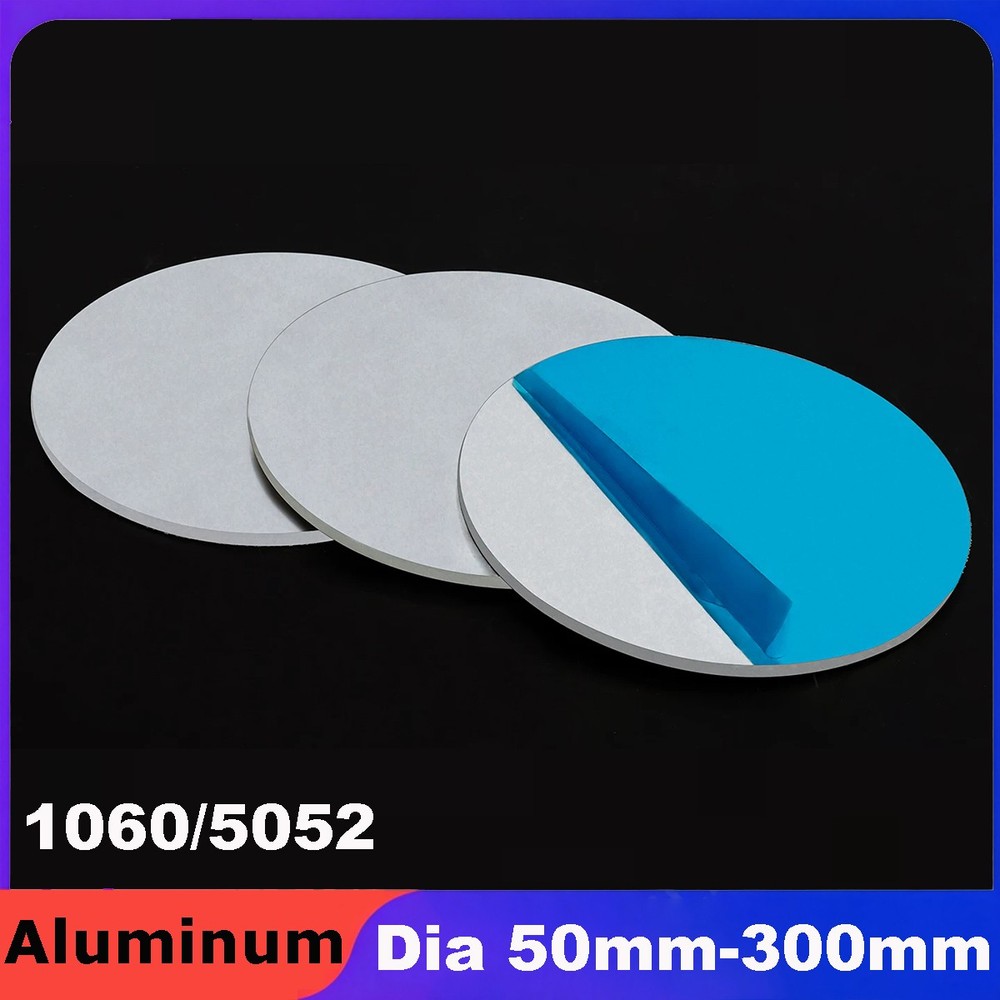 1060/5052 Aluminum Discs Circles Round Sheet Plate Dia 50mm-300mm Thick 0.3-8mm