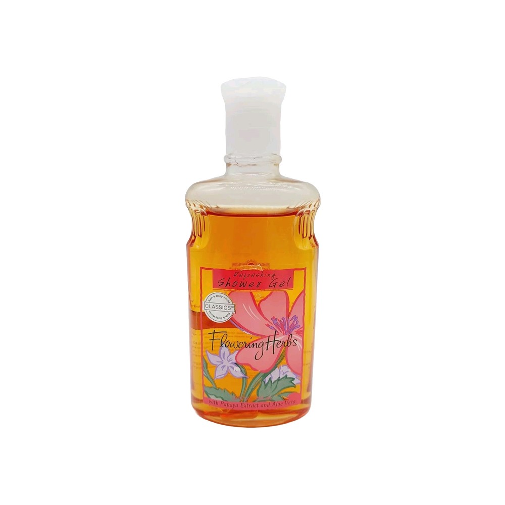 Bath & Body Works Flowering Herbs Shower Gel Body Wash 10 oz Retired