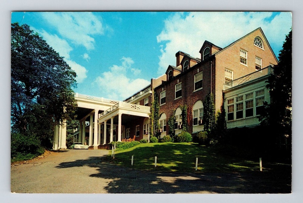 Luray VA-Virginia, The Mimslyn Motor Inn, Outside, Vintage Postcard