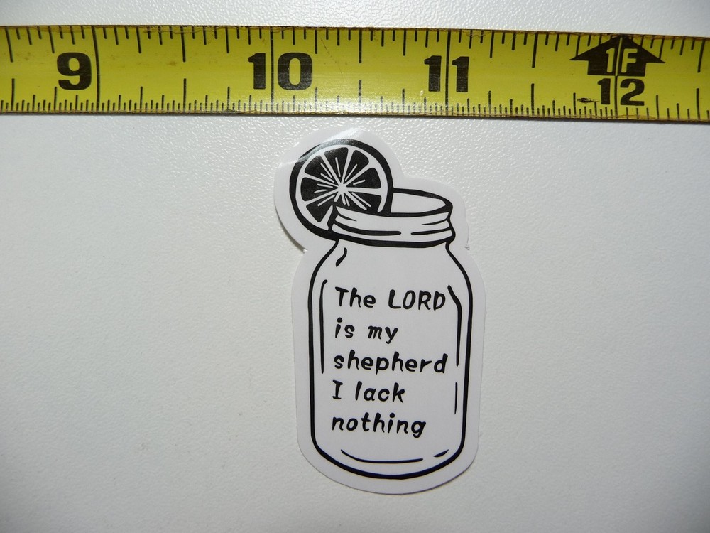 LORD IS MY SHEPHERD FAITH DECAL STICKER CHRISTIAN CHURCH BELIEF