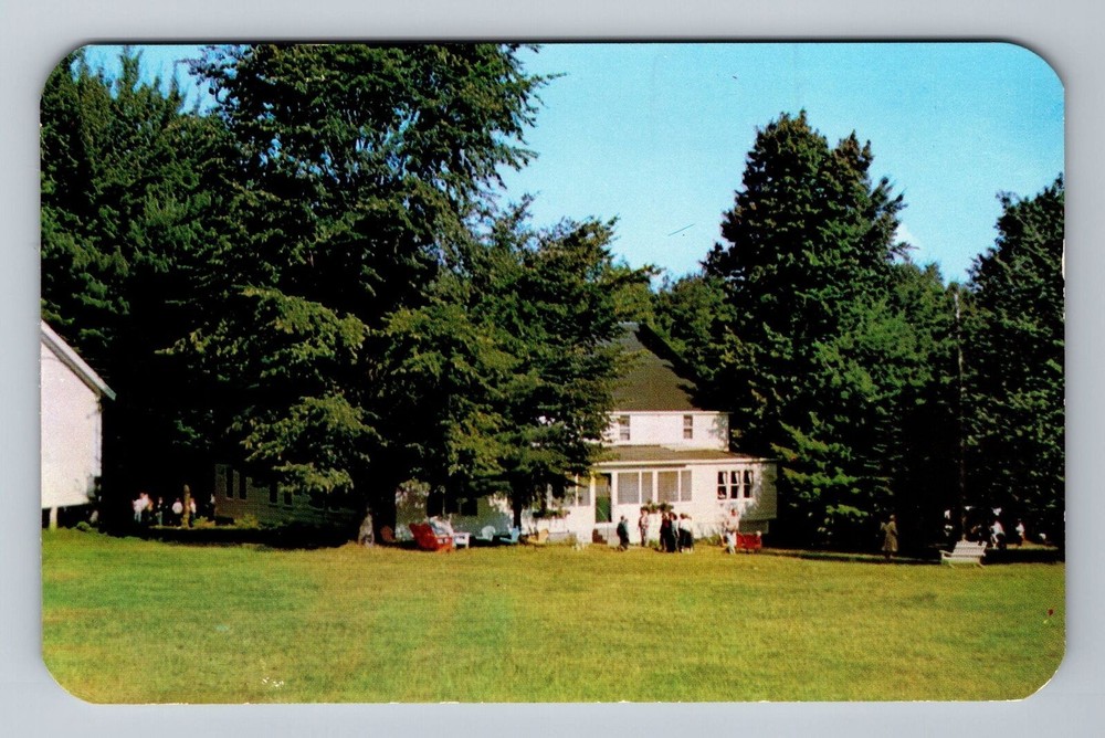 Broadalbin NY-New York, Administration Building, Sacandaga, Vintage Postcard
