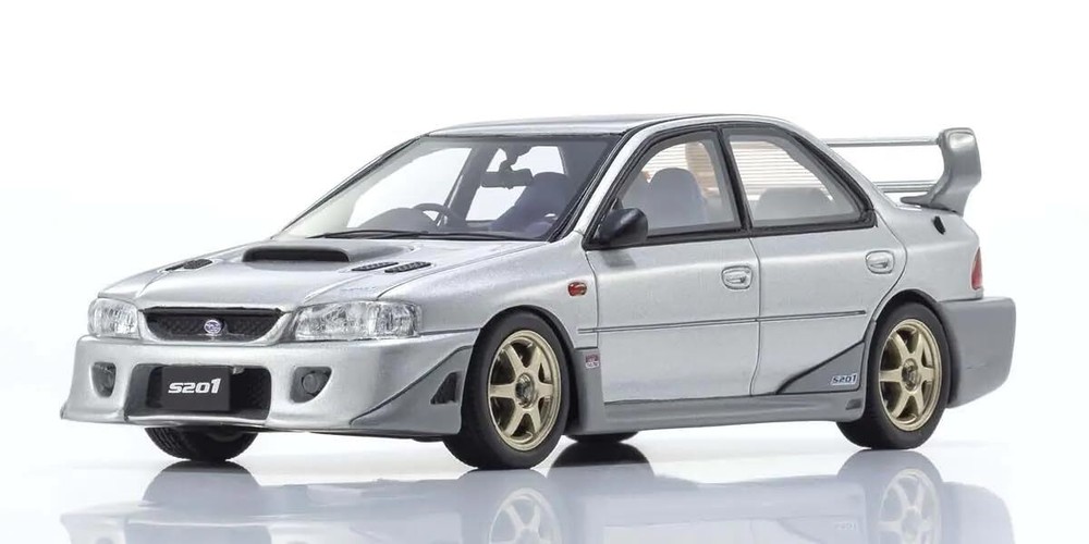 Kyosho Original 1/43 Subaru Impreza S201 Silver Diecast Model