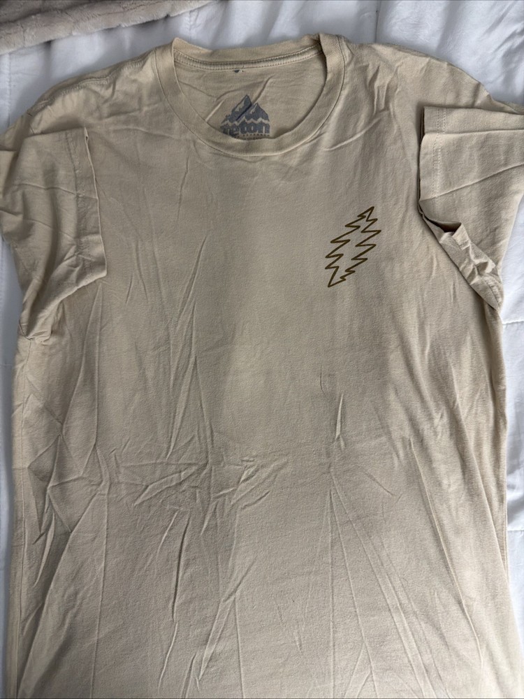 Teton Gravity Research Skull Lightning Graphic T Shirt Ski Snowboard Mens M