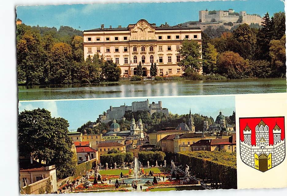 Postcard Salzburg Austria