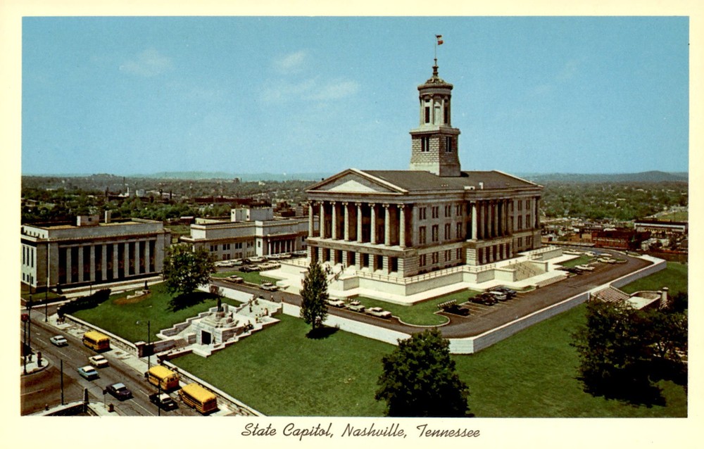 Tennessee State Capitol, Nashville, 1845-1853 Postcard