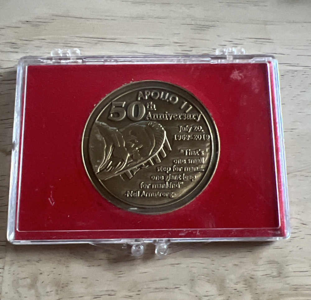 VTG NASA  SPACE  COIN /  MEDAL, 50th ANNIVERSARY OF APOLLO 11