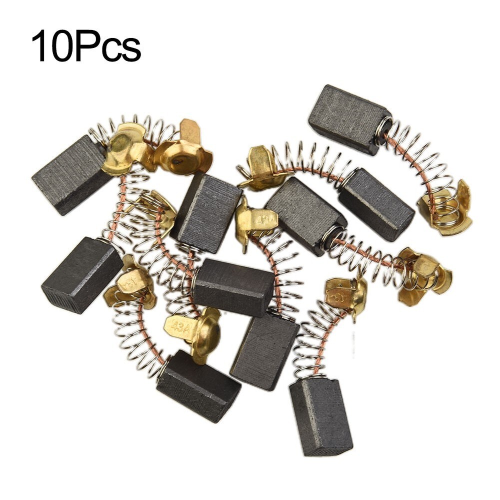 10pcs Electric Motor Carbon Brushes Power Tool Replacement Parts 7*11*18mm New
