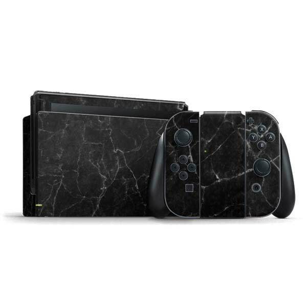 Marble Nintendo Switch Bundle Skin - Black Marble