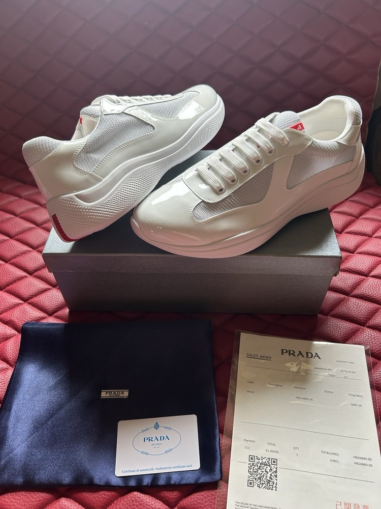 Prada Americas Cups Size 10 Brand New