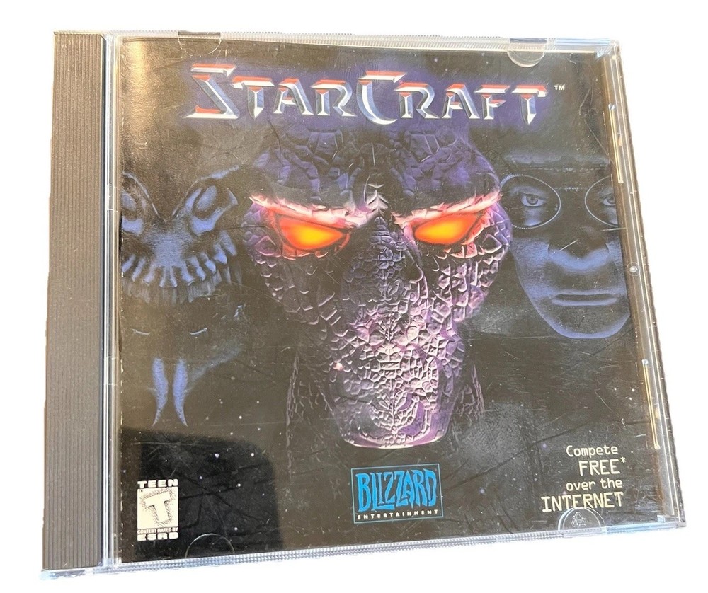 StarCraft PC CD-ROM Game By Blizzard Entertainment  Vintage 1998 Release