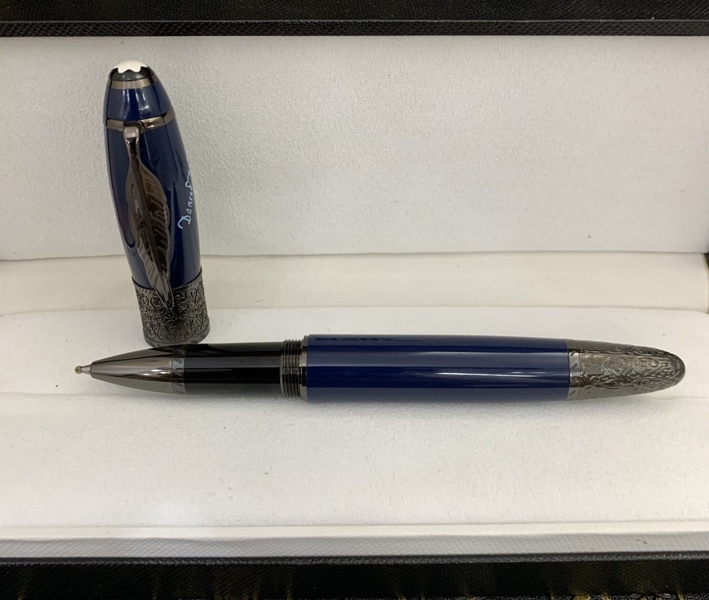 Deluxe Writers Thicker Series Blue Color 0.7mm Rollerball Pen No Box