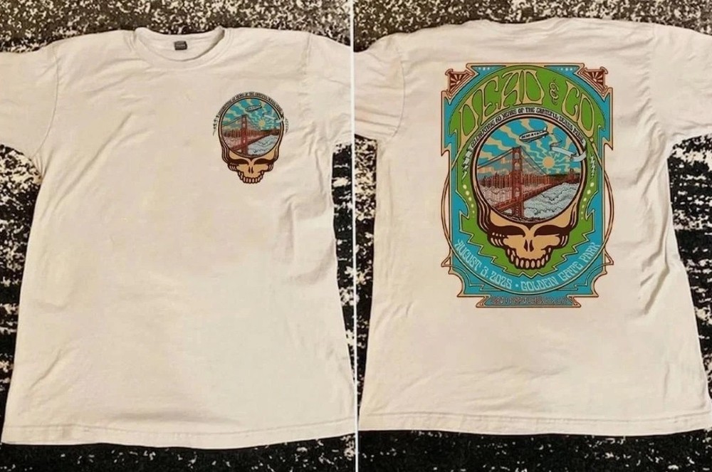 2025 Dead And Company Golden Gate Park San Francisco 60Th Reprint T-Shirt